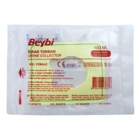 Beybi Steril Kız 100 ml Pediatrik İdrar Torbası