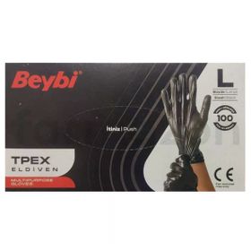 Beybi TPEX Siyah Large 100'lü Eldiven