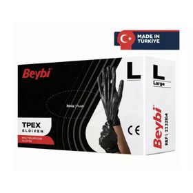 Beybi TPEX Siyah Large 100'lü Eldiven
