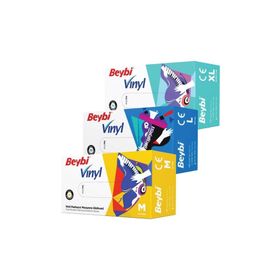 Beybi Vinil L 100'lü Pudrasız Eldiven