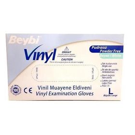 Beybi Vinil Large 100 Adet Muayene Eldiveni