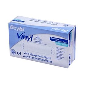 Beybi Vinyl M Pudrasız 100'lü Muayene Eldiveni