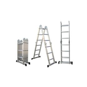 Beykon 3.70 Metre 12 Basamaklı 4x3 Alüminyum Katlanır Akrobat Merdiven