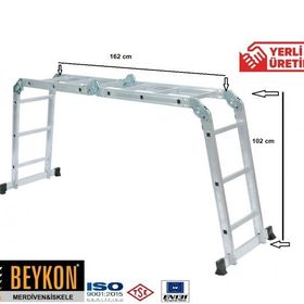Beykon 6 m Çok Amaçlı Katlanır Akrobat Merdiven