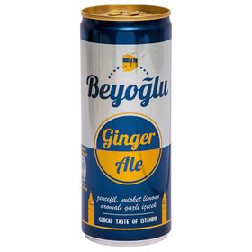 Beyoğlu Ginger Ale Zencefil Aromalı 250 ml Gazlı İçecek