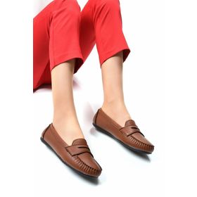 Beyond BYNDDEM01 Kadın Taba Kolej Günlük Casual Babet Ayakkabı