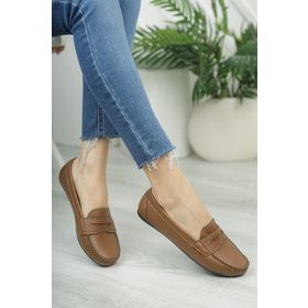 Beyond BYNDDEM01 Kadın Taba Kolej Günlük Casual Babet Ayakkabı
