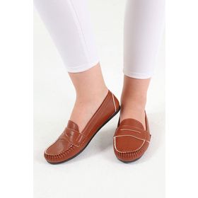 Beyond BYNDDEM01 Kadın Taba Kolej Günlük Casual Babet Ayakkabı