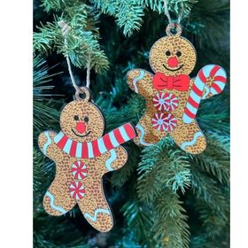 Beysüs Ginger 6 lı 10 cm Yılbaşı Çam Ağacı Süsü