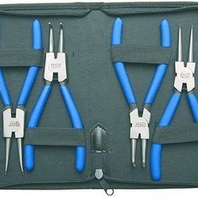 Bgs 175 mm 4 Parça Çantalı Segman Pense Seti