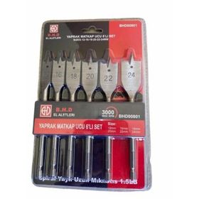 BHD BHD00801 Yaprak 6'lı Matkap Ucu Set