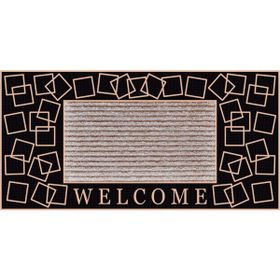 B'Home Ayna Kapı Önü Halılı Bronz 40x80 cm Paspas