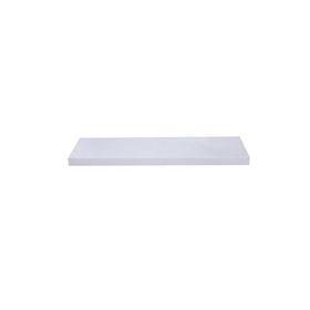 BHP Ahşap Dikdörtgen Salon Beyaz 80x23.5x3.8 cm Dekoratif Raf