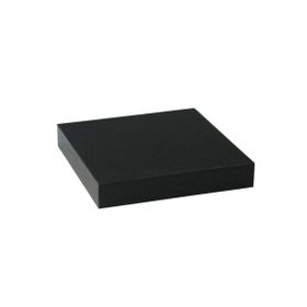 BHP Mdf Kare Salon Siyah 23.5x23.5x3.8 cm Dekoratif Raf