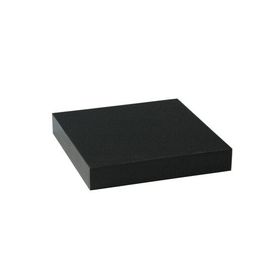 BHP Mdf Kare Salon Siyah 23.5x23.5x3.8 cm Dekoratif Raf