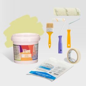 Bi Boya 0.75 lt Kekik Tek Duvar Boyama Seti