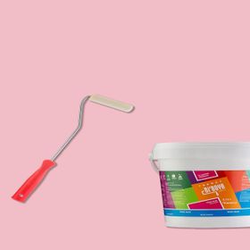 Bi Boya 0.75 lt Pembe İnci Tek Duvar Boyama Seti