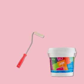 Bi Boya 0.75 lt Pembe İnci Tek Duvar Boyama Seti