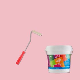 Bi Boya 0.75 lt Pembe İnci Tek Duvar Boyama Seti