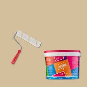 Bi Boya 2.5 lt Ekru Tek Oda Boyama Seti
