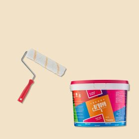 Bi Boya 2.5 lt Fildişi Tek Oda Boyama Seti