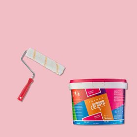 Bi Boya 2.5 lt Pembe İnci Tek Oda Boyama Seti