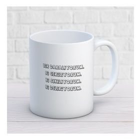 Bi Daralıyorum İki Tarafı Baskılı Kupa