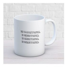 Bi Daralıyorum İki Tarafı Baskılı Kupa