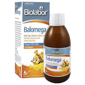 Bialabor Balomega Omega 3 İçeren 200 ml Şurup Balık Yağı