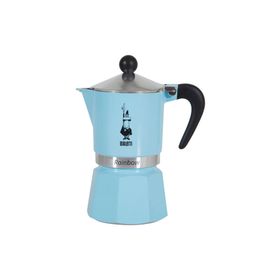 Bialetti 5042 Rainbow 3 Cups Light Blue Moka Pot