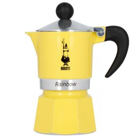 Bialetti 6 Cup Rainbow Sarı Mokapot
