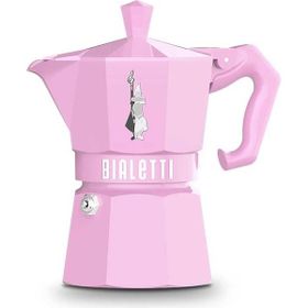 Bialetti Exclusive 3 Cup Pembe Moka Pot