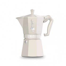 Bialetti Express Excl 6 Cup Krem Moka Pot