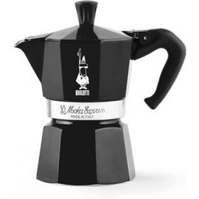 Bialetti Nera 6 Cup Siyah Moka Pot