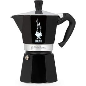 Bialetti Nera 6 Cup Siyah Moka Pot