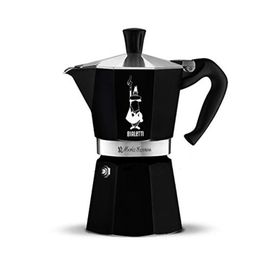 Bialetti Nera 6 Cup Siyah Moka Pot