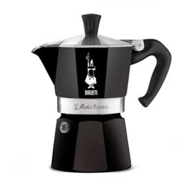 Bialetti Nera 6 Cup Siyah Moka Pot