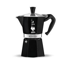Bialetti Nera 6 Cup Siyah Moka Pot