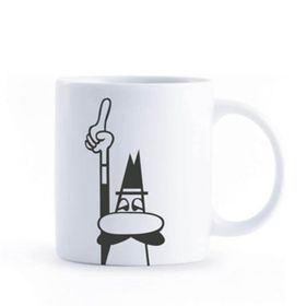 Bialetti Omino 320 ml Beyaz Porselen Kupa