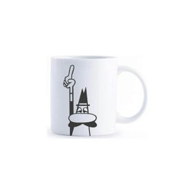 Bialetti Omino 320 ml Beyaz Porselen Kupa