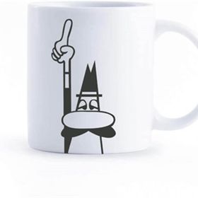 Bialetti Omino 320 ml Beyaz Porselen Kupa