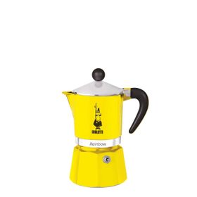 Bialetti Rainbow 1 Cup Sarı Moka Pot