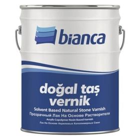 Bianca 2,50 lt Şeffaf Doğal Taş Verniği