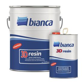 Bianca 3D Resin Epoksi Şeffaf Reçine 20 kg Boya