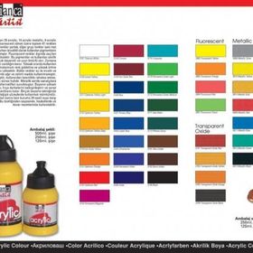 Bianca 500 ml Artist Acrylic Burnt Umber Boya