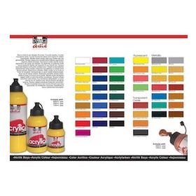Bianca 500 ml Artist Acrylic Burnt Umber Boya