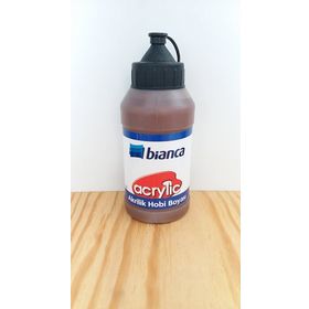Bianca Acrylic 0182 Yanmış Kahve 250 ml Akrilik Hobi Boyası