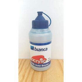 Bianca Acrylic 0808 Metalik Gümüş 250 ml Akrilik Hobi Boyası