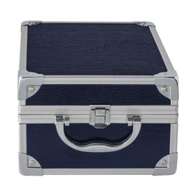 Bianca Bella NB-83754 Metal Lacivert Aksesuar ve Makyaj Çantası