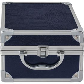 Bianca Bella NB-83754 Metal Lacivert Aksesuar ve Makyaj Çantası